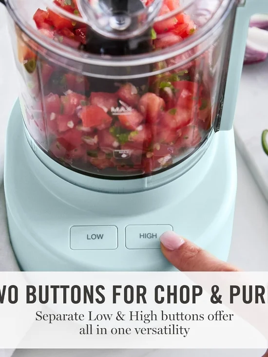 Martha Stewart Light Blue 3-Cup Food Chopper NEW IN BOX! UNOPENED! - Picture 4 of 5